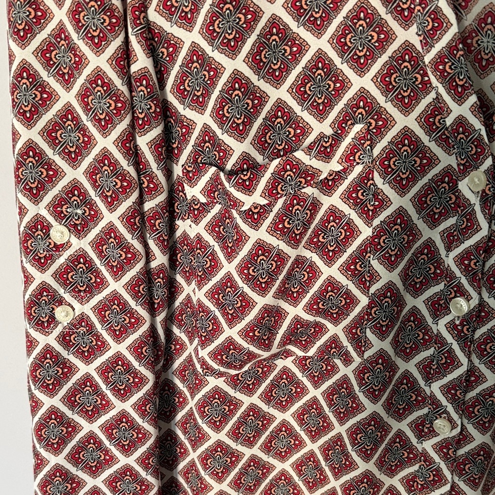 Express Women's red and white Portofino Shirt - Picture 3 of 5